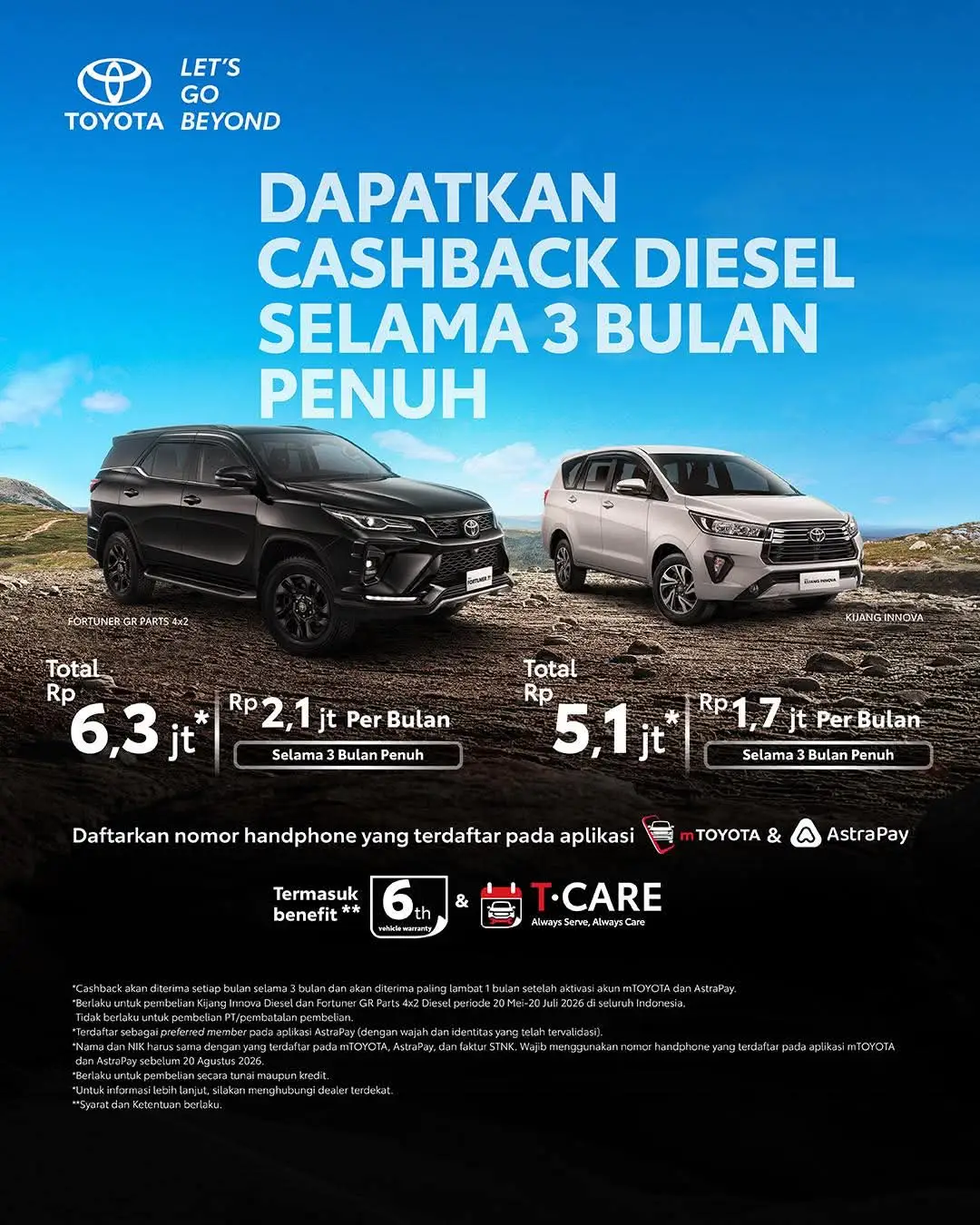 Promo Promo Voucher BBM Fortuner  - Toyota Cilacap 2026