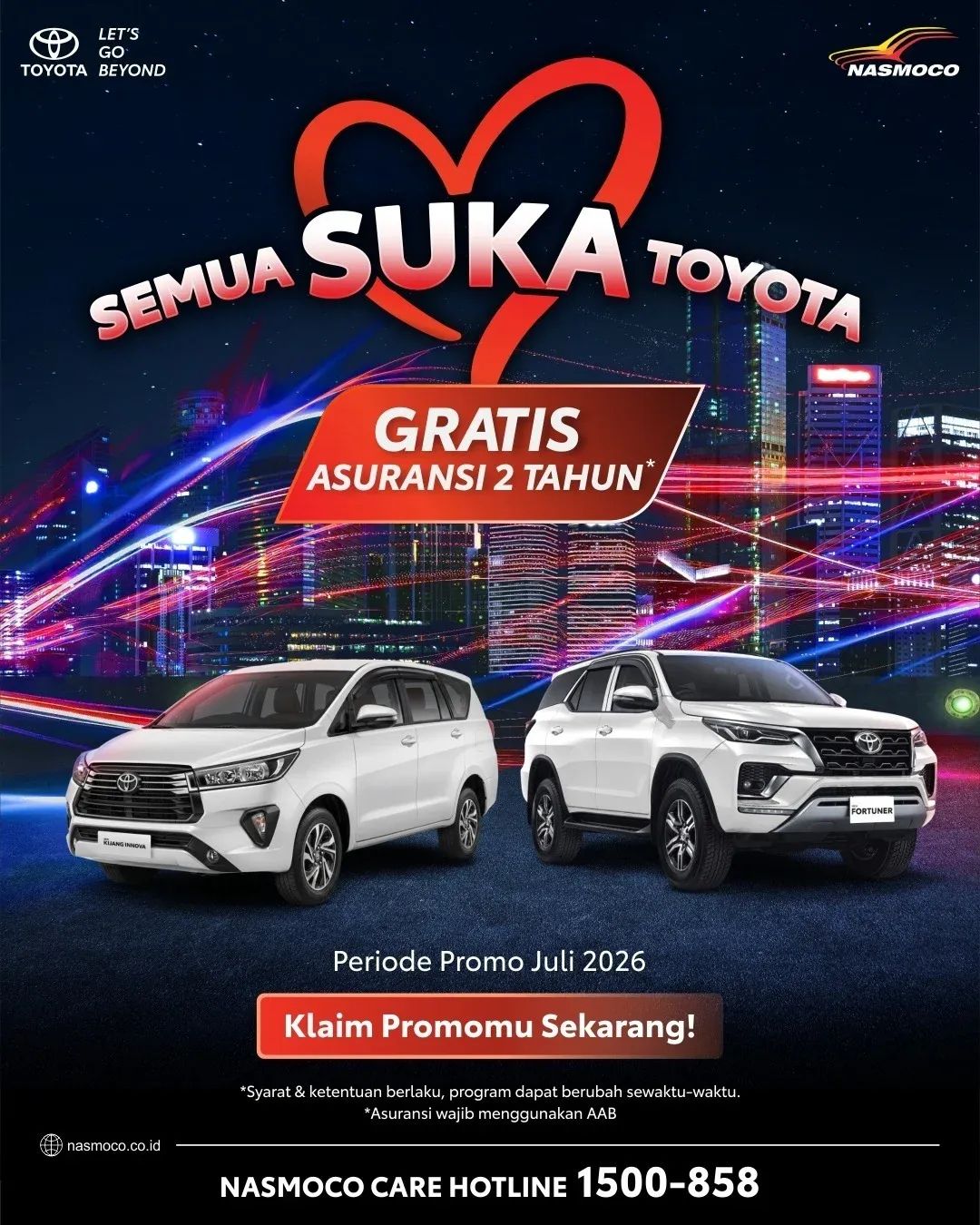 Promo Innova & Fortuner Juli 